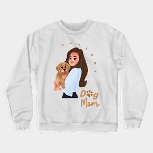 Awesome Dog Mom Crewneck Sweatshirt